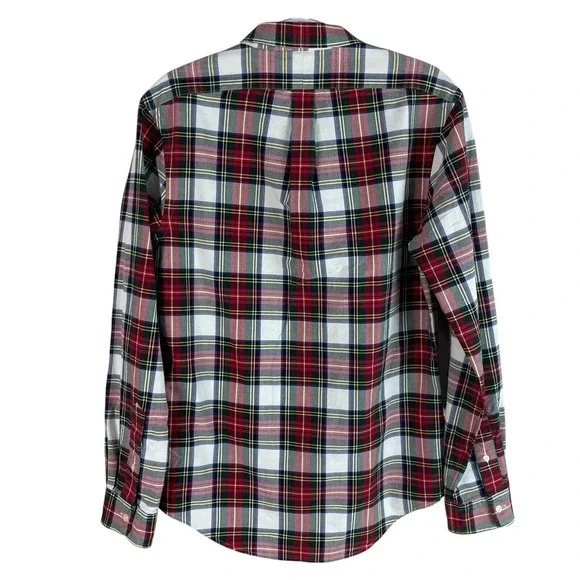 NEW Polo Ralph Lauren Mens S Slim Fit Plaid Oxford Shirt Button Down Cotton $125